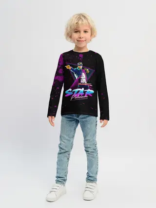 Детский лонгслив / Star Platinum
