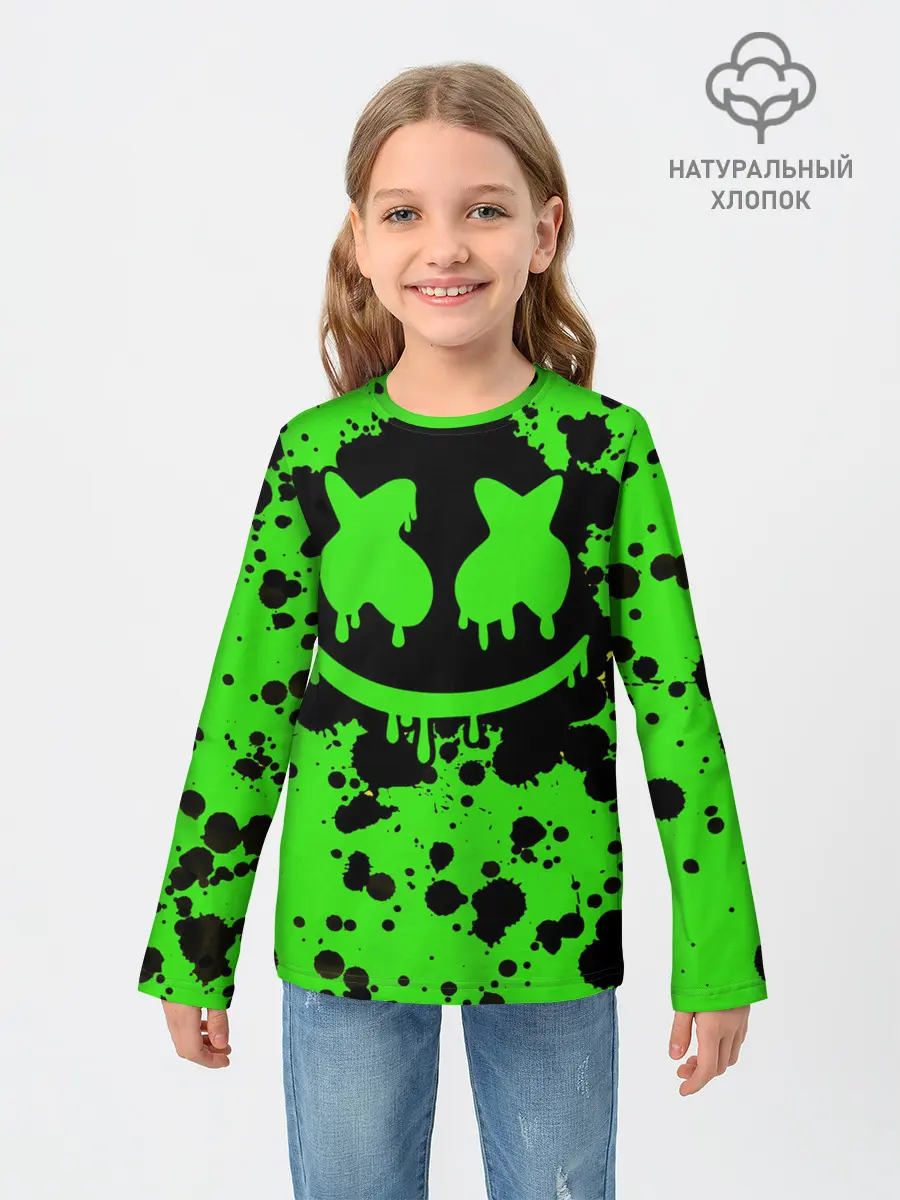 Детский лонгслив / Marshmello