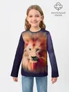 Детский лонгслив / Space Lion