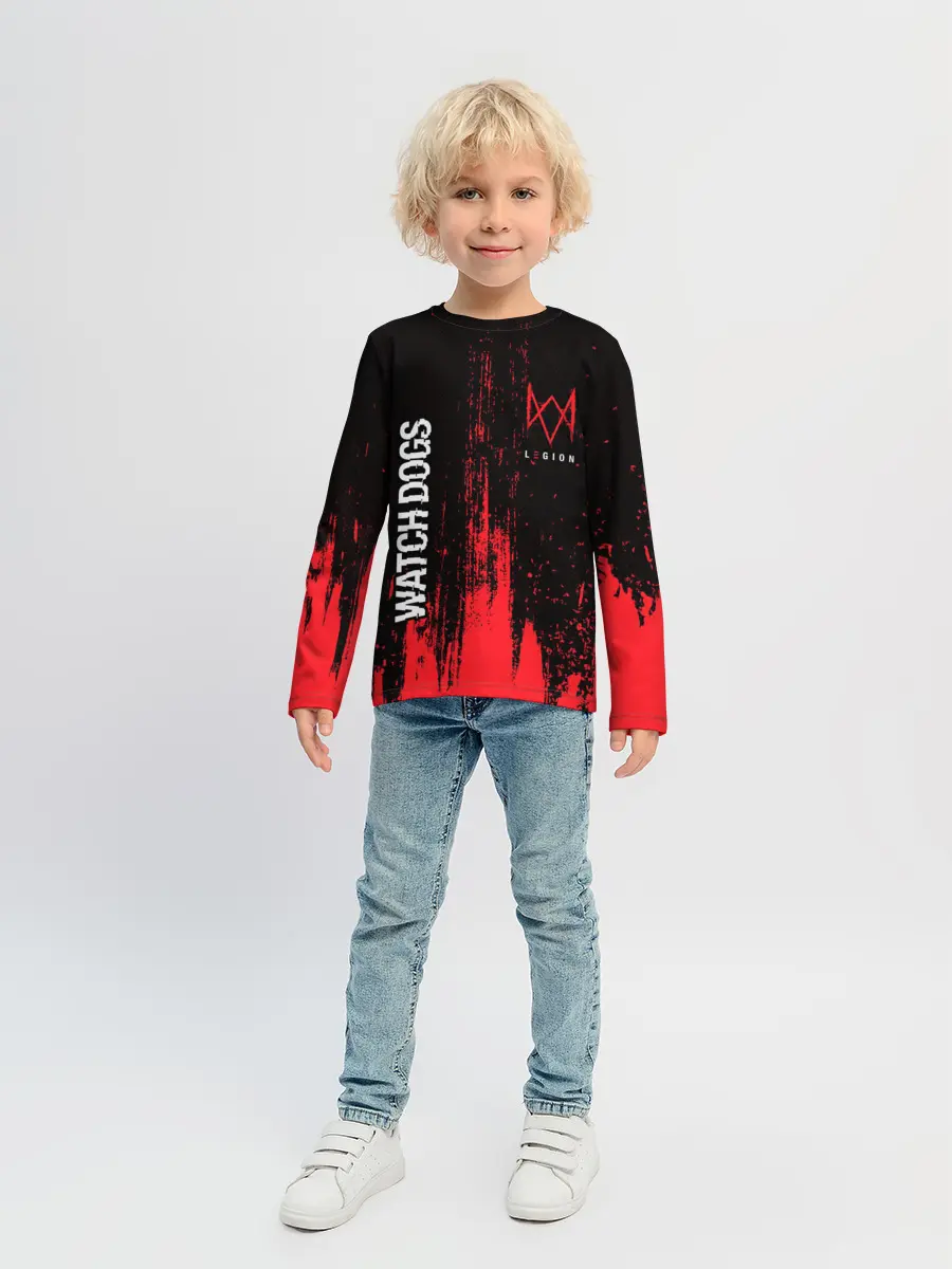 Детский лонгслив / WATCH DOGS LEGION / ВОТЧ ДОГС