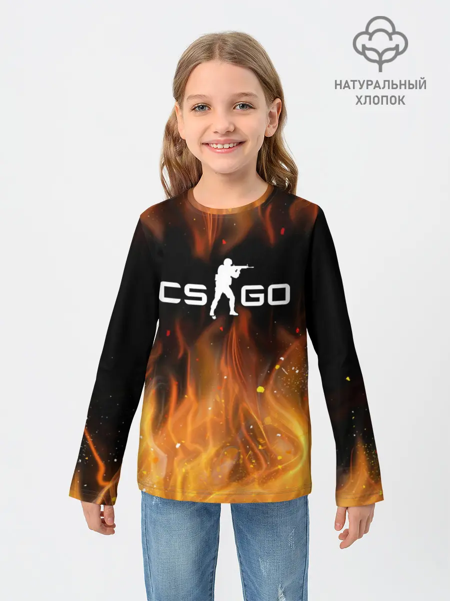 Детский лонгслив / COUNTER STRIKE