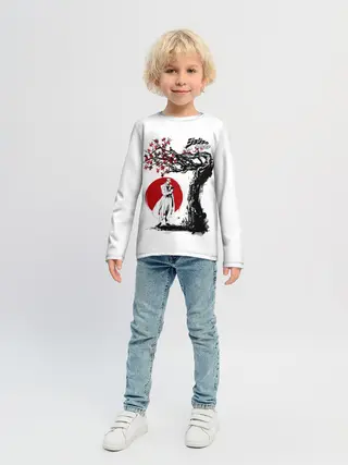 Детский лонгслив / Дзётаро сакура