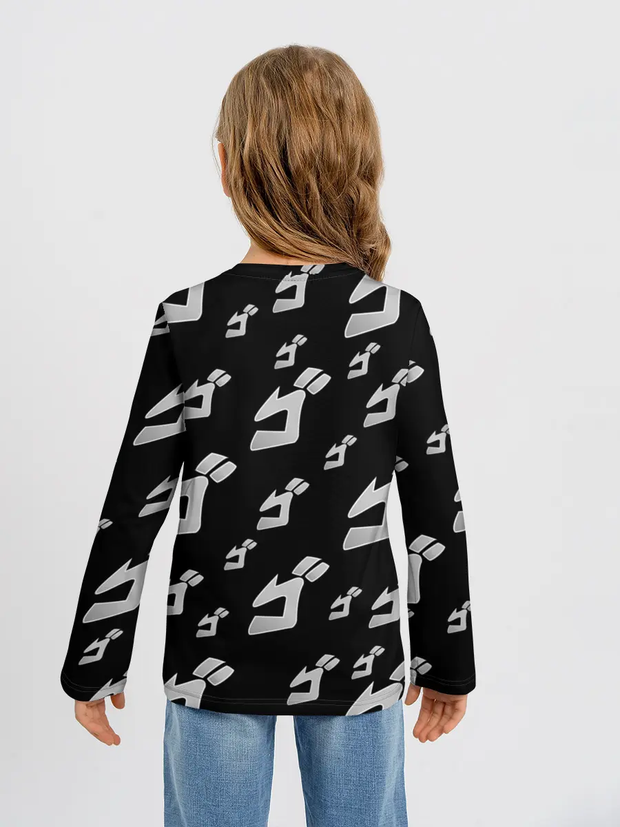 Детский лонгслив / Джоджо герои цветные