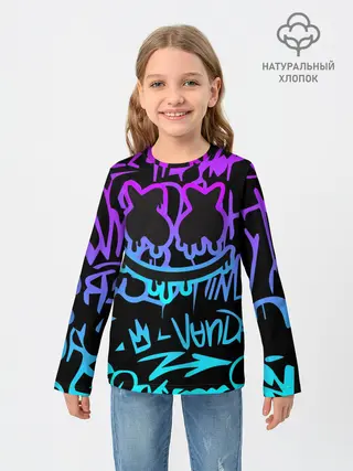 Детский лонгслив / Marshmello