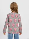 Детский лонгслив / РОЗОВЫЕ СЛОНИКИ ПАТТЕРН