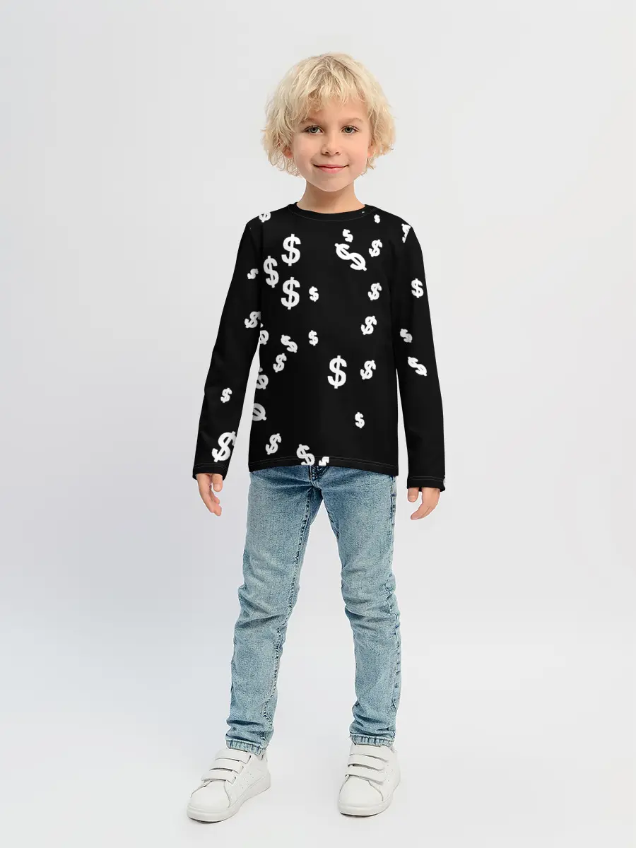 Детский лонгслив / Доллар