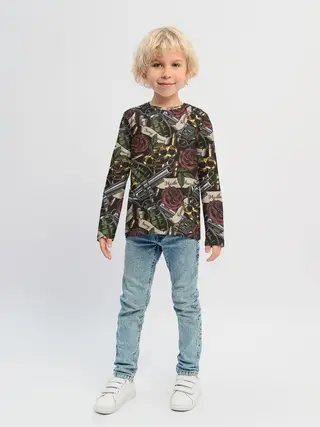 Детский лонгслив / старая школа