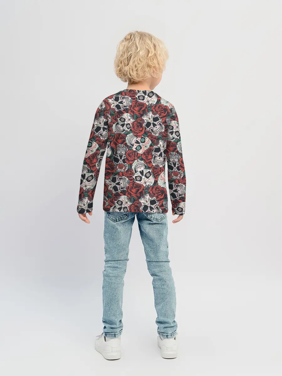 Детский лонгслив / halloween casual