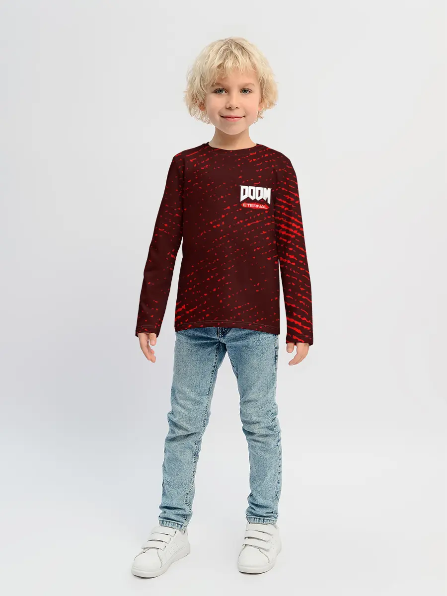 Детский лонгслив / DOOM ETERNAL / ДУМ ЭТЕРНАЛ