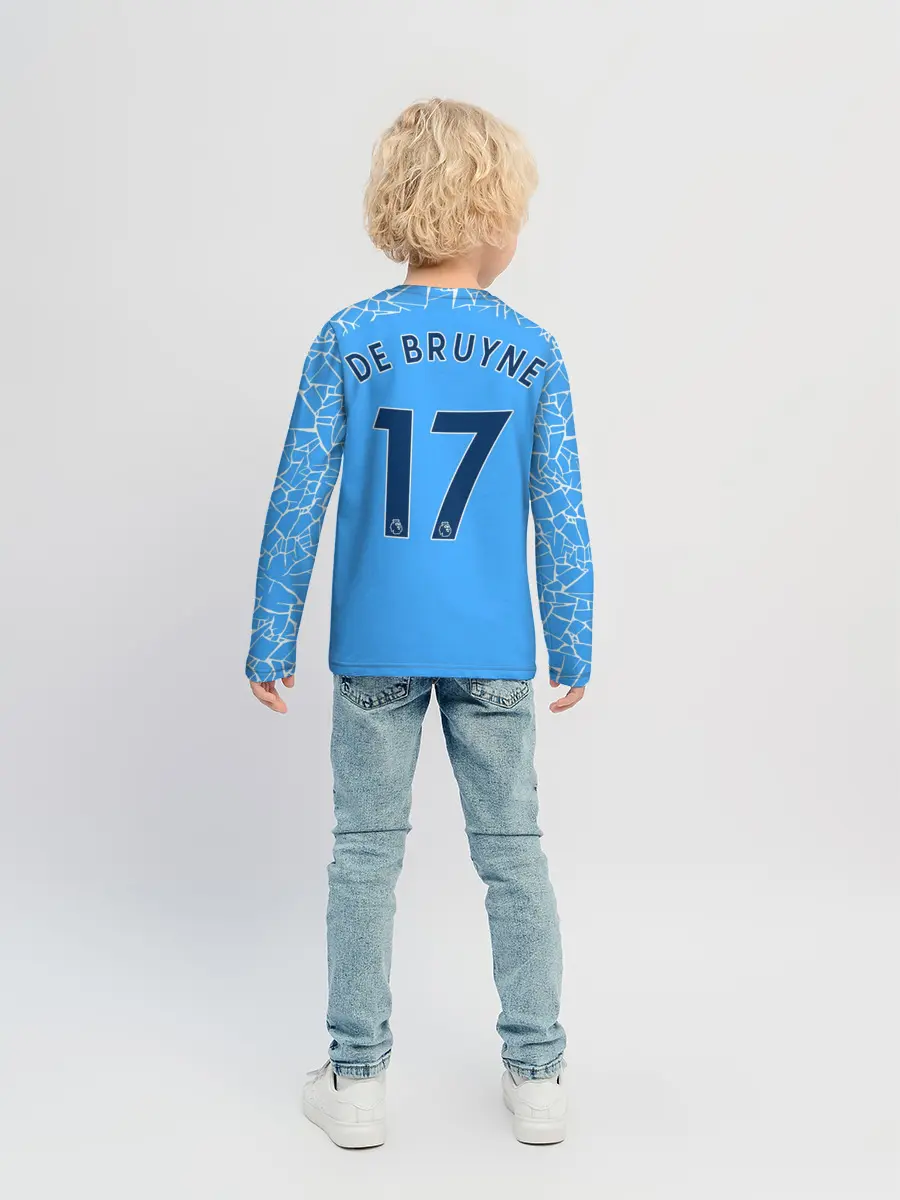 Детский лонгслив / Кевин Де Брёйне 20/21 Форма