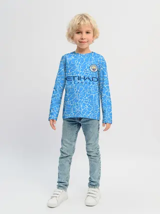 Детский лонгслив / Manchester City 20/21 Home Kit