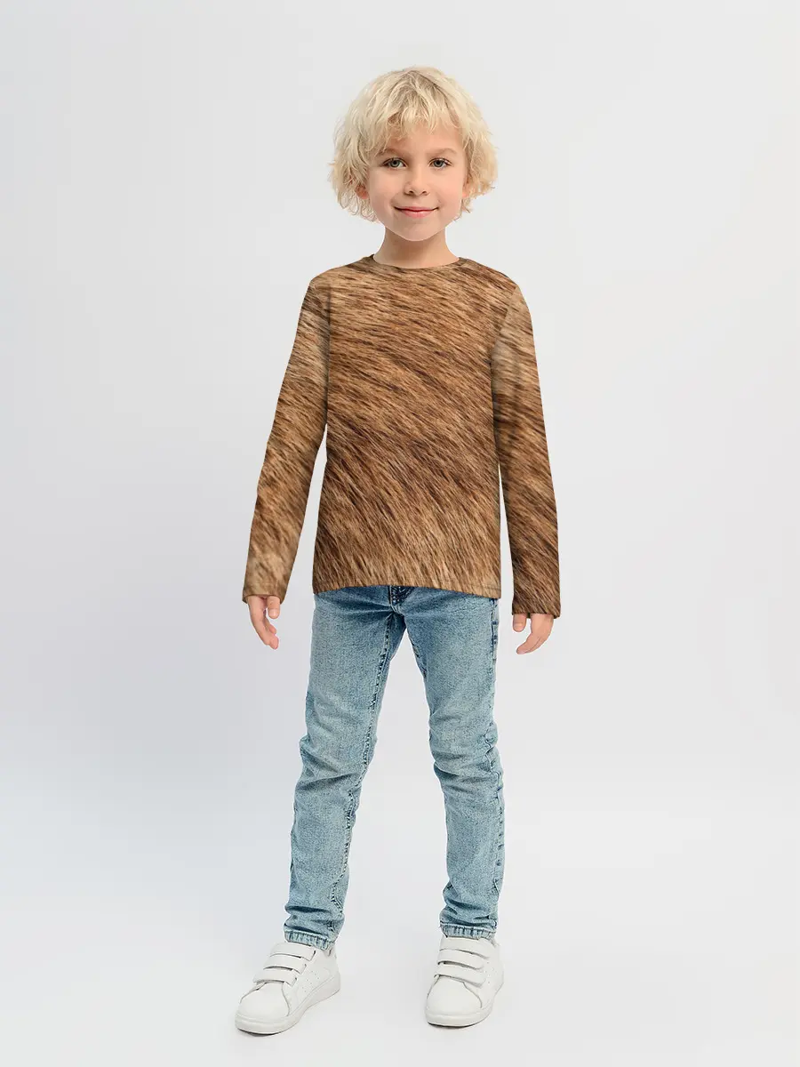 Детский лонгслив / собака друг человека