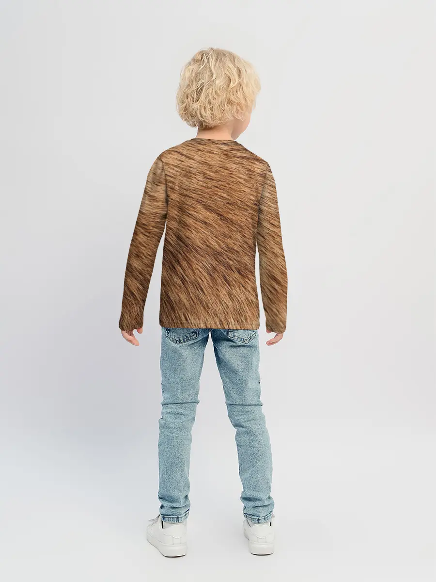 Детский лонгслив / собака друг человека