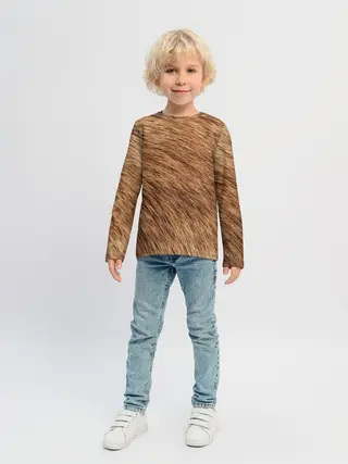 Детский лонгслив / собака друг человека