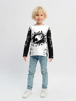 Детский лонгслив / Хвост Феи монохромный