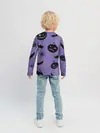 Детский лонгслив / Фиолетовый хэллоуин