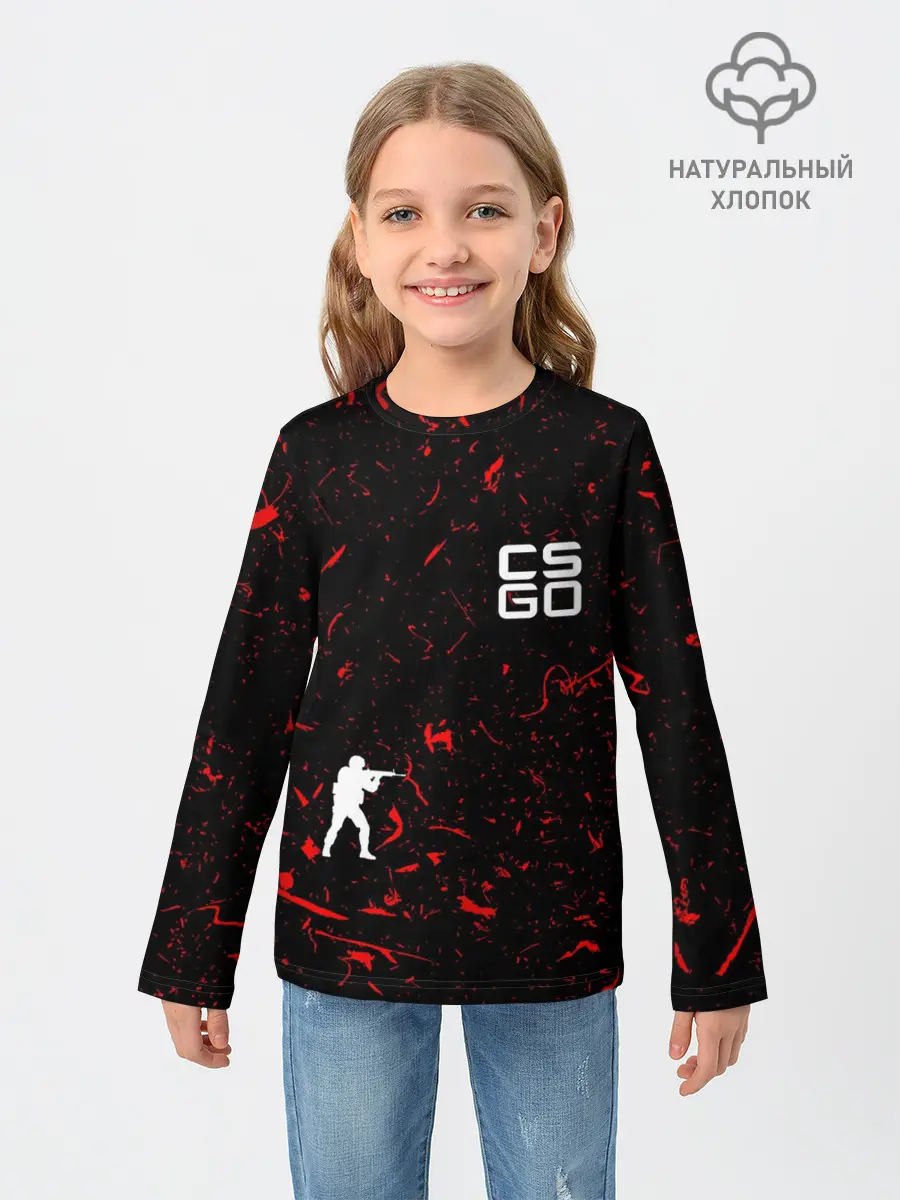 Детский лонгслив / COUNTER STRIKE
