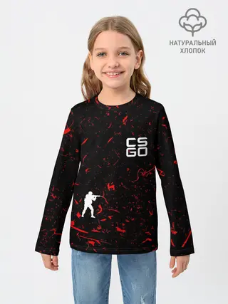 Детский лонгслив / COUNTER STRIKE