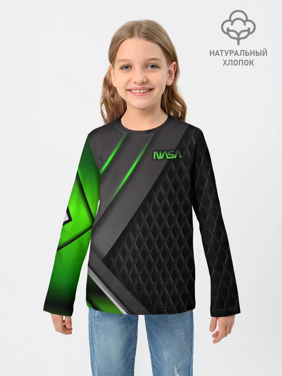 Детский лонгслив / NASA