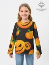 Детский лонгслив / Весёлые тыквы