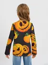 Детский лонгслив / Весёлые тыквы