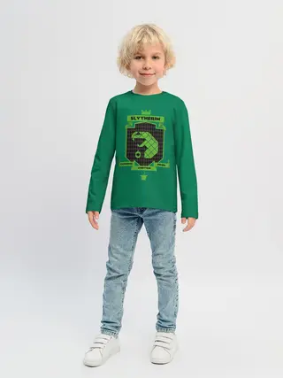 Детский лонгслив / Slytherin