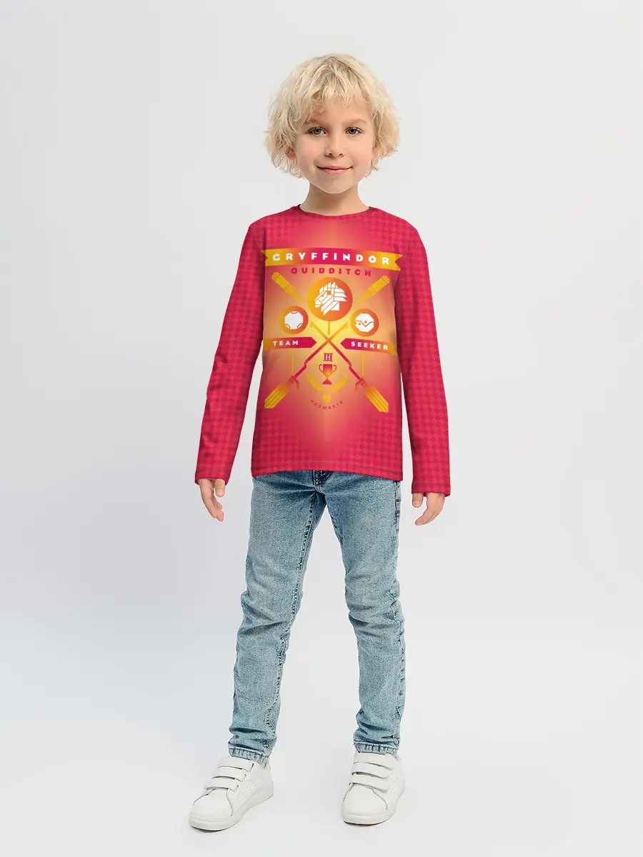 Детский лонгслив / Gryffindor Quidditch
