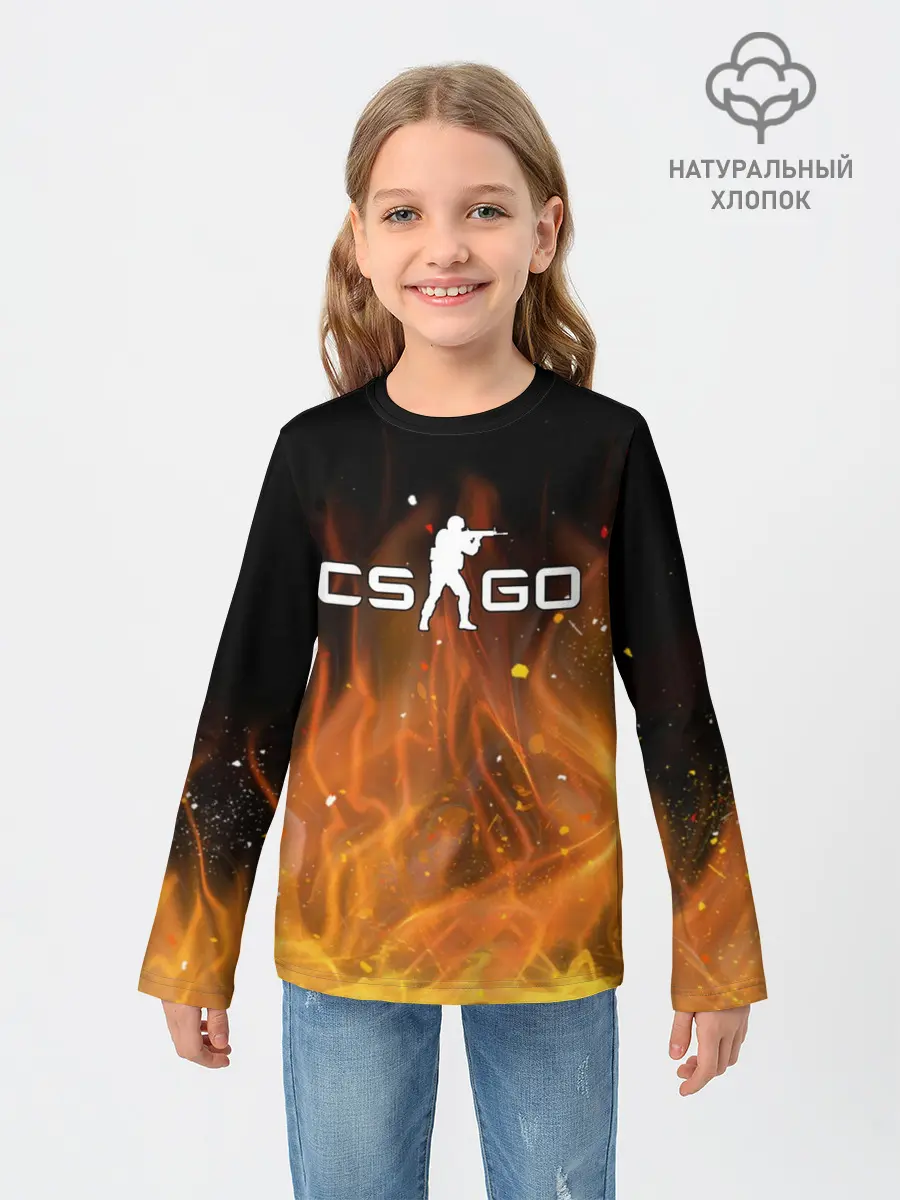 Детский лонгслив / COUNTER STRIKE