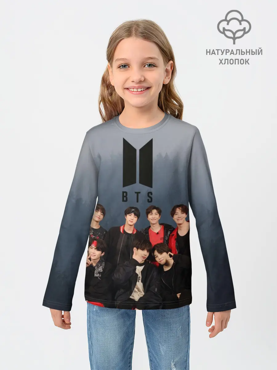 Детский лонгслив / BTS Forest