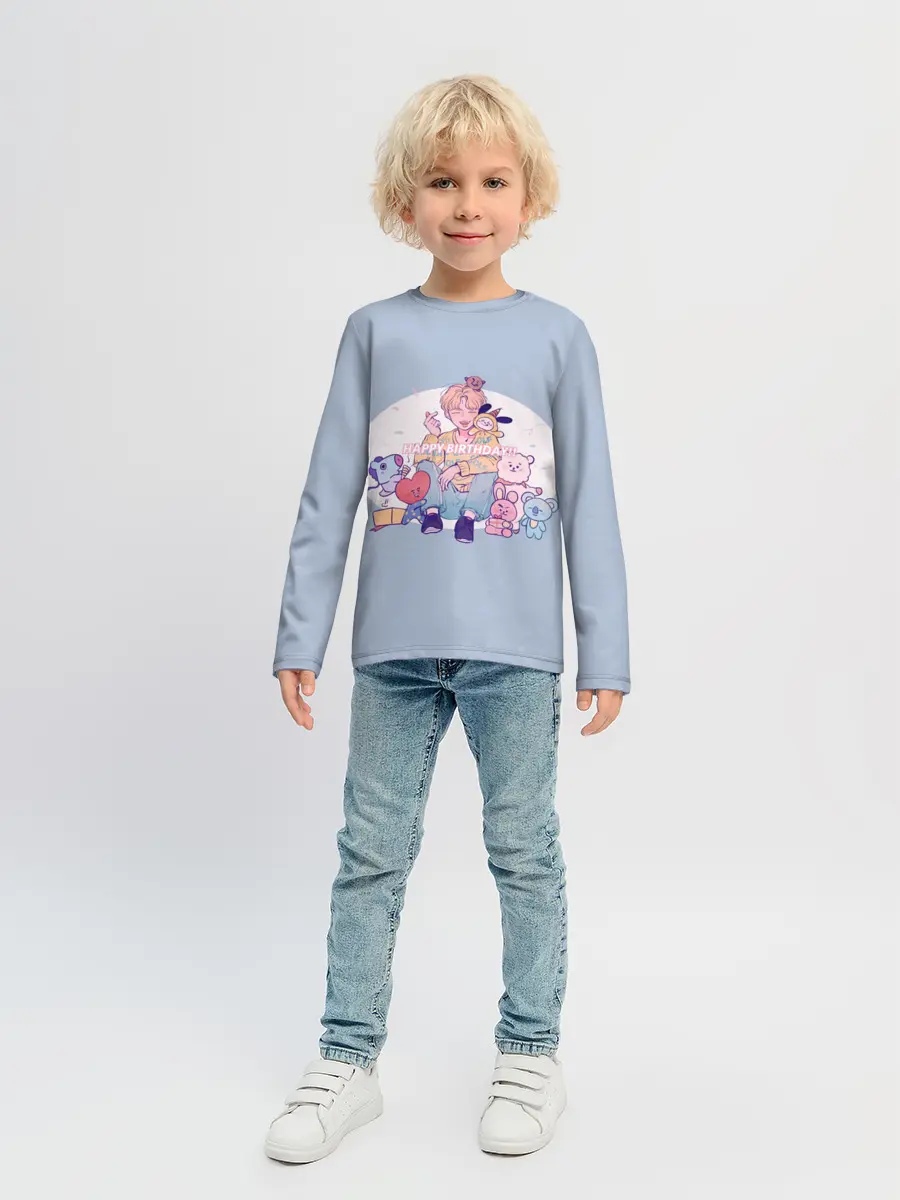 Детский лонгслив / BTS Happy Birthday