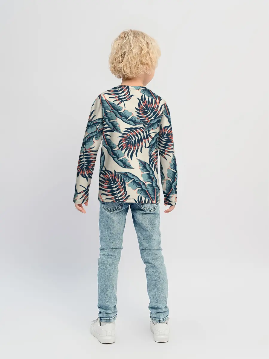 Детский лонгслив / Тихие тропики