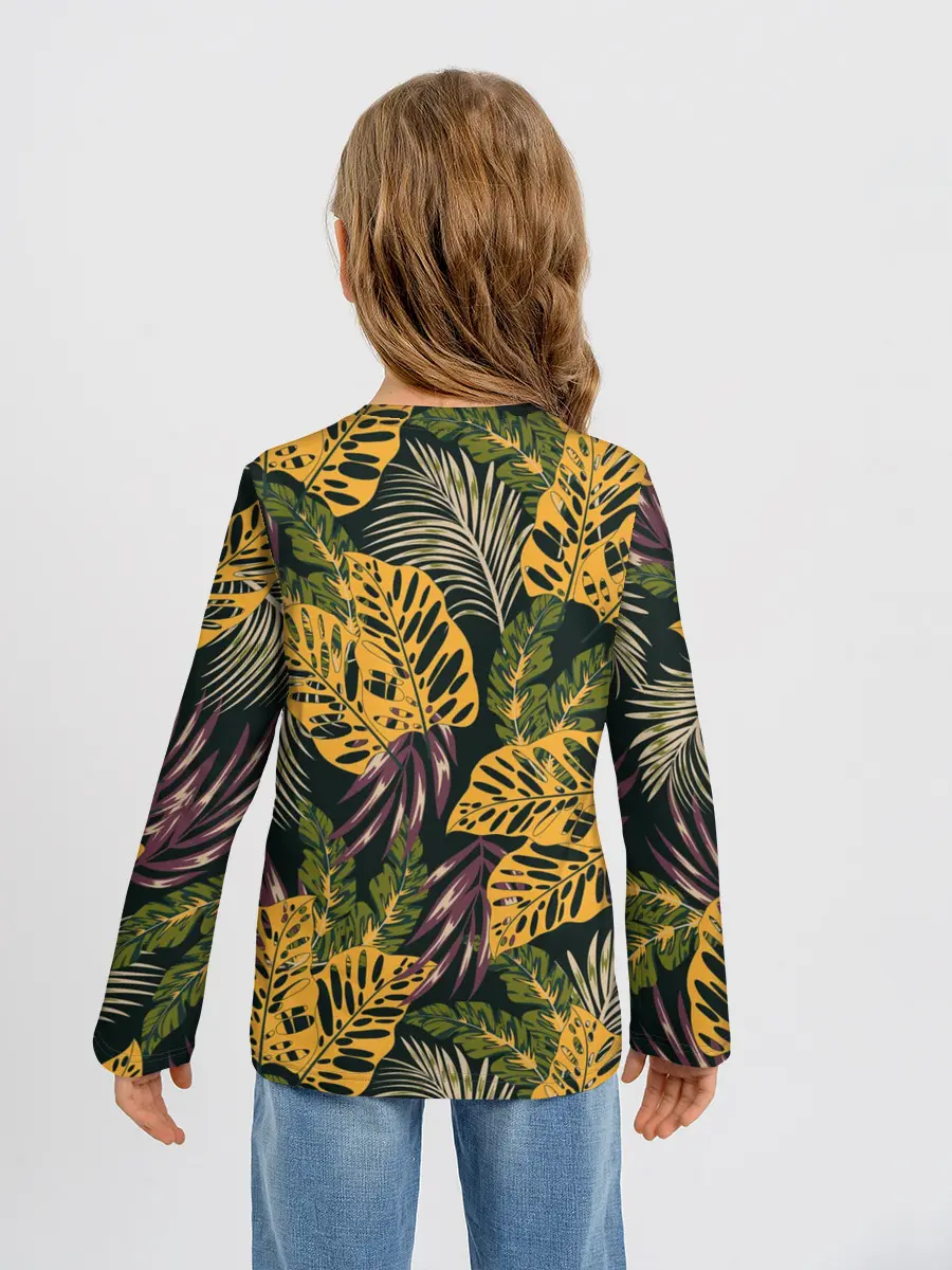 Детский лонгслив / Тропический лес
