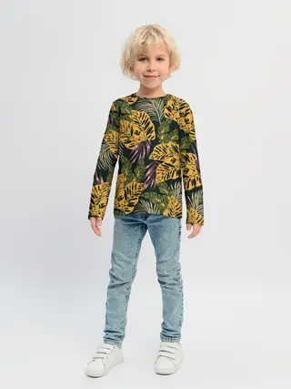 Детский лонгслив / Тропический лес
