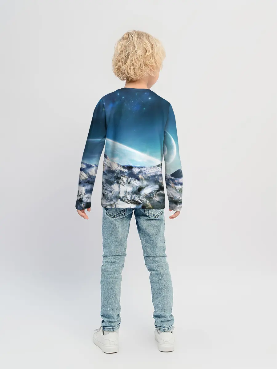 Детский лонгслив / Космос