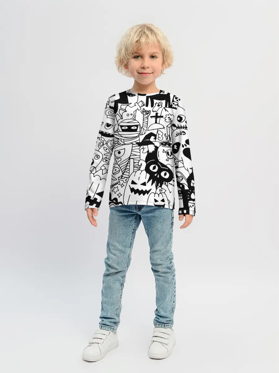 Детский лонгслив / Halloween