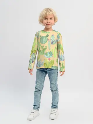 Детский лонгслив / Кактусы в пустыне