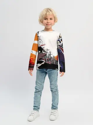 Детский лонгслив / Афросамурай аниме