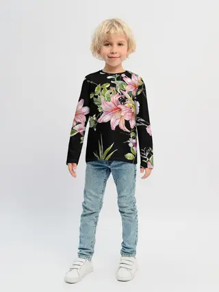 Детский лонгслив / Букет лилий