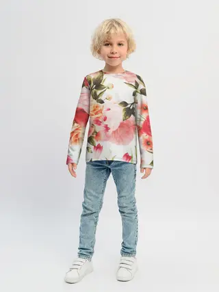 Детский лонгслив / Нежный букет