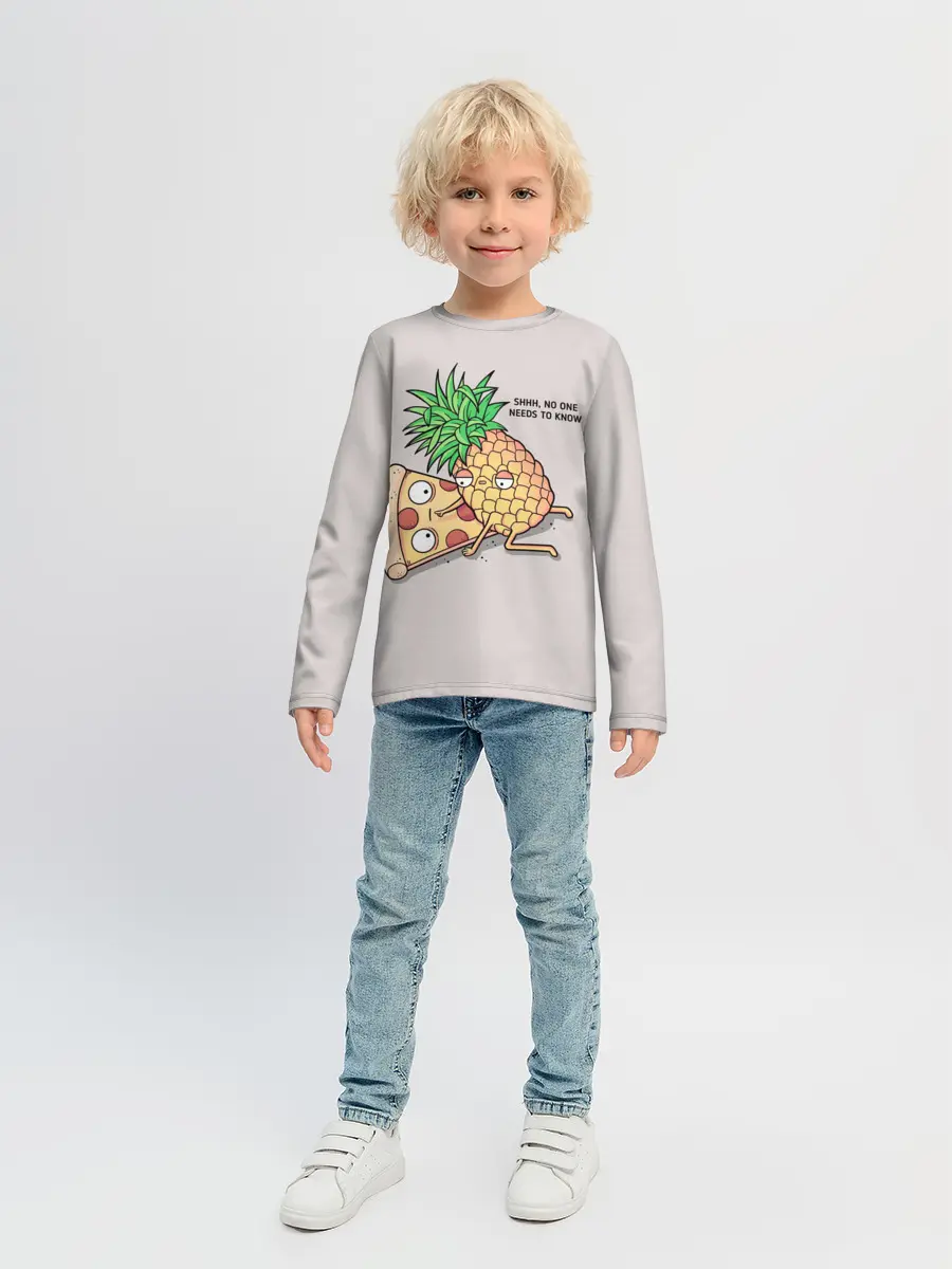 Детский лонгслив / No one needs to know