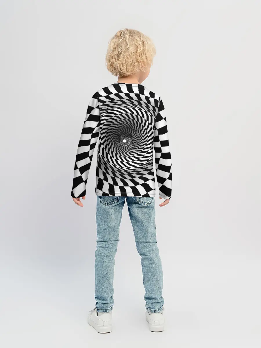 Детский лонгслив / иллюзия