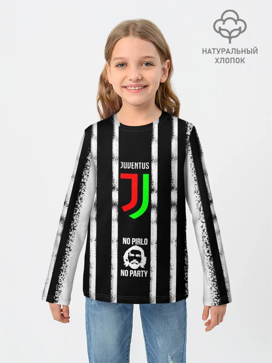 Детский лонгслив / ювентус