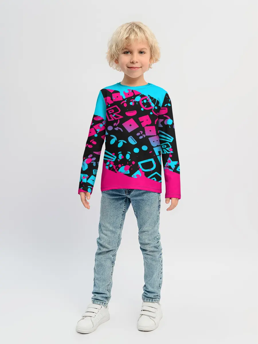 Детский лонгслив / Roblox