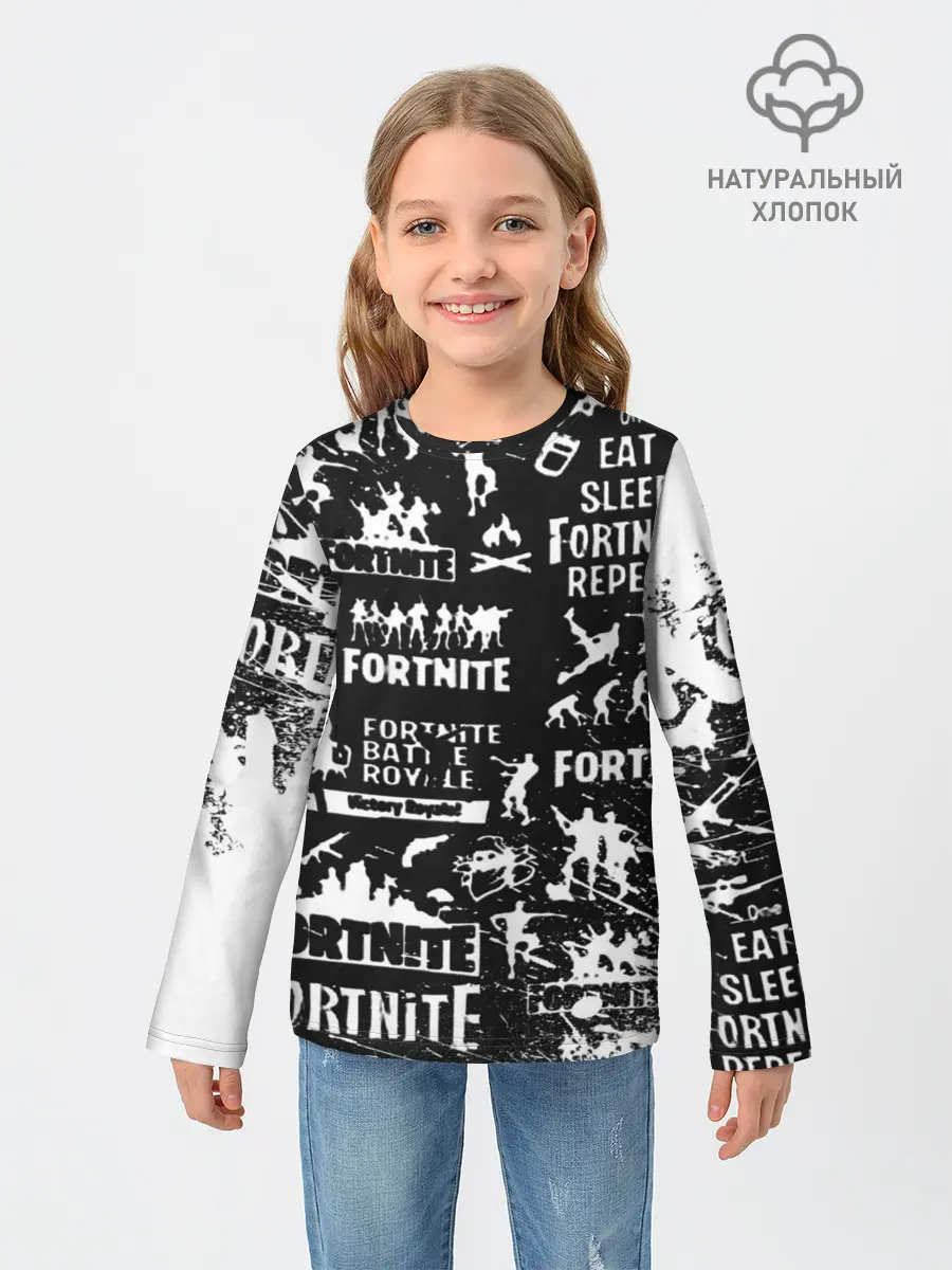 Детский лонгслив / Fortnite.