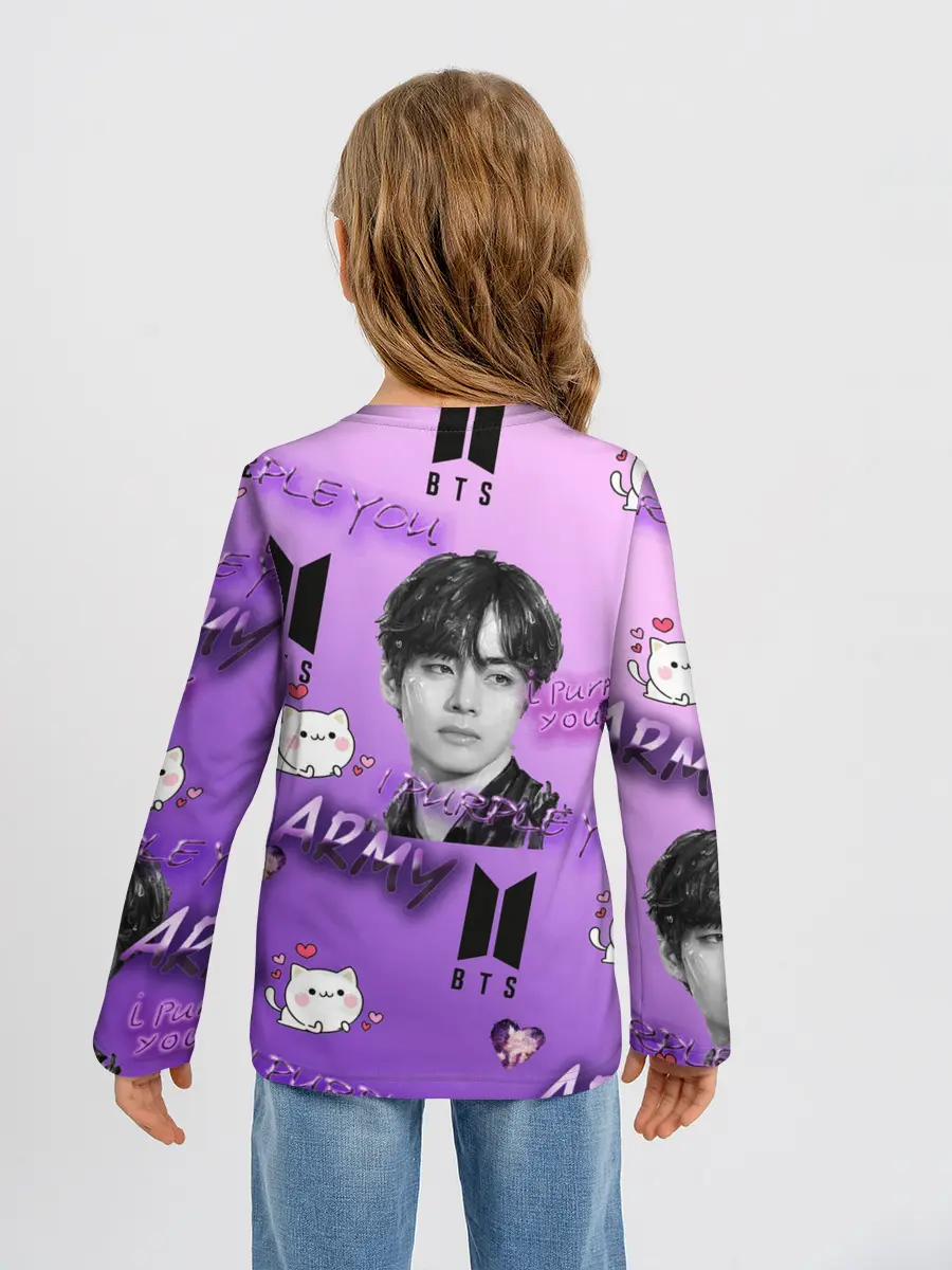 Детский лонгслив / I purple you