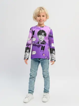 Детский лонгслив / I purple you