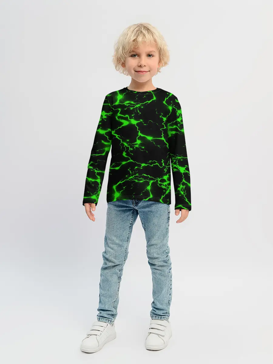 Детский лонгслив / Green Flash