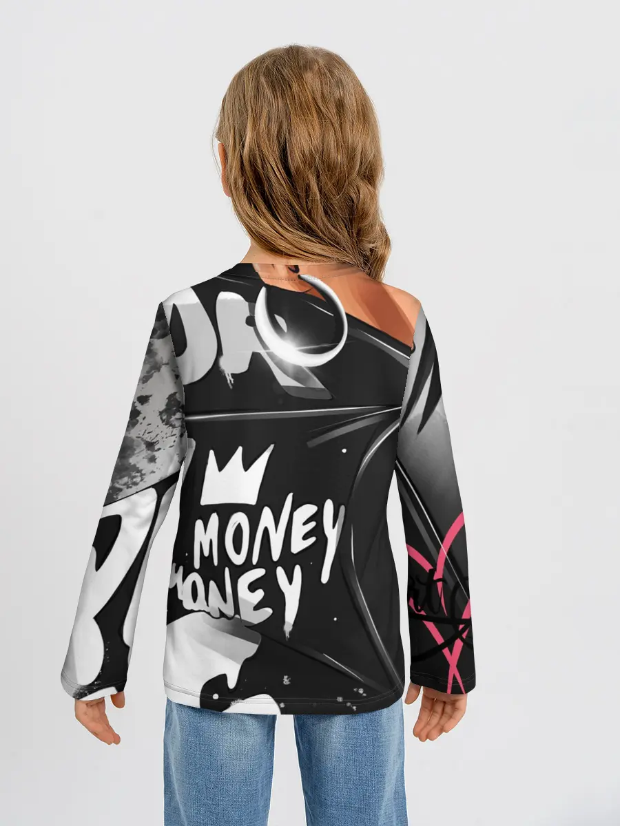 Детский лонгслив / Money, money