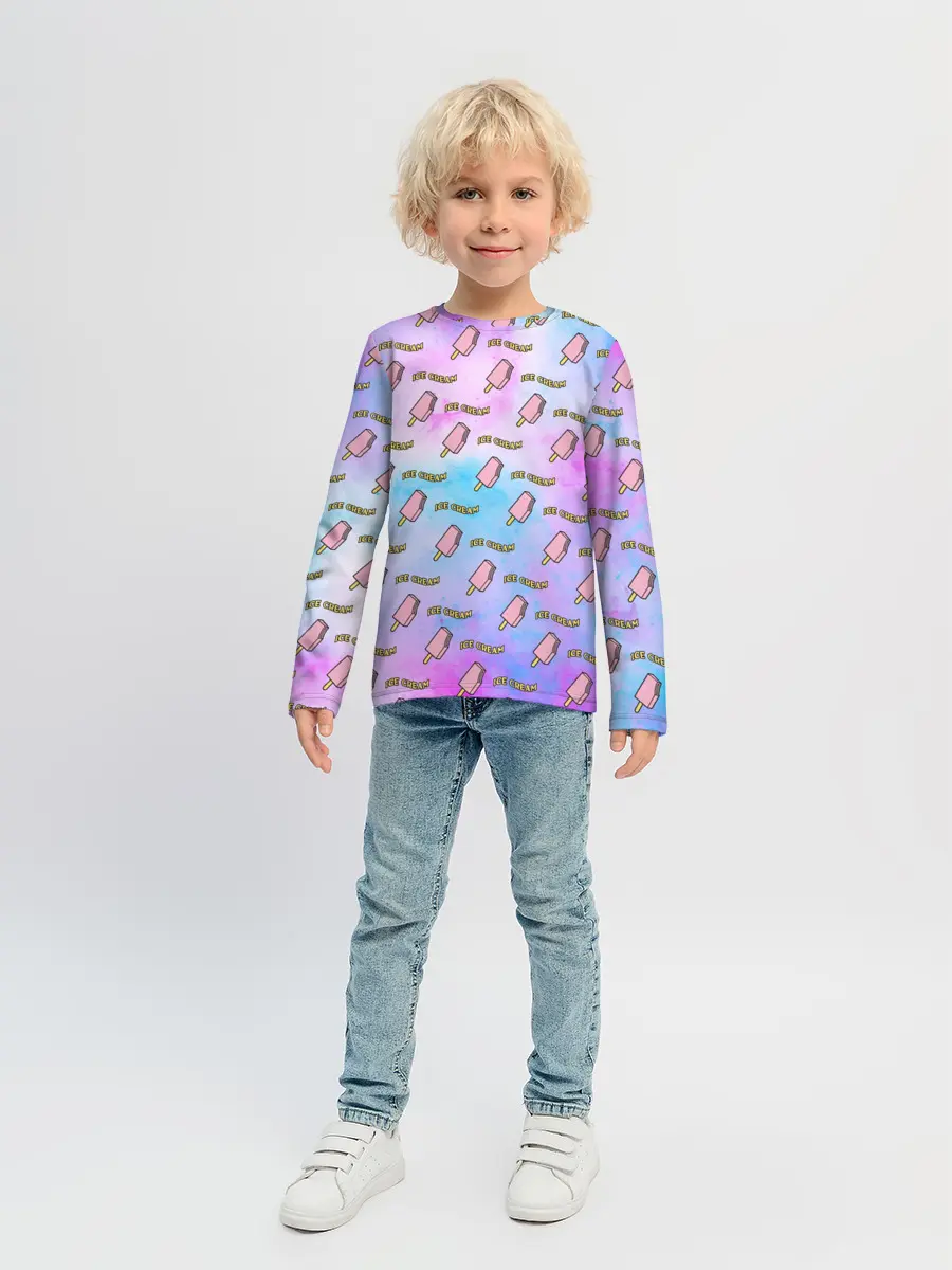 Детский лонгслив / BLACKPINK ICE CREAM