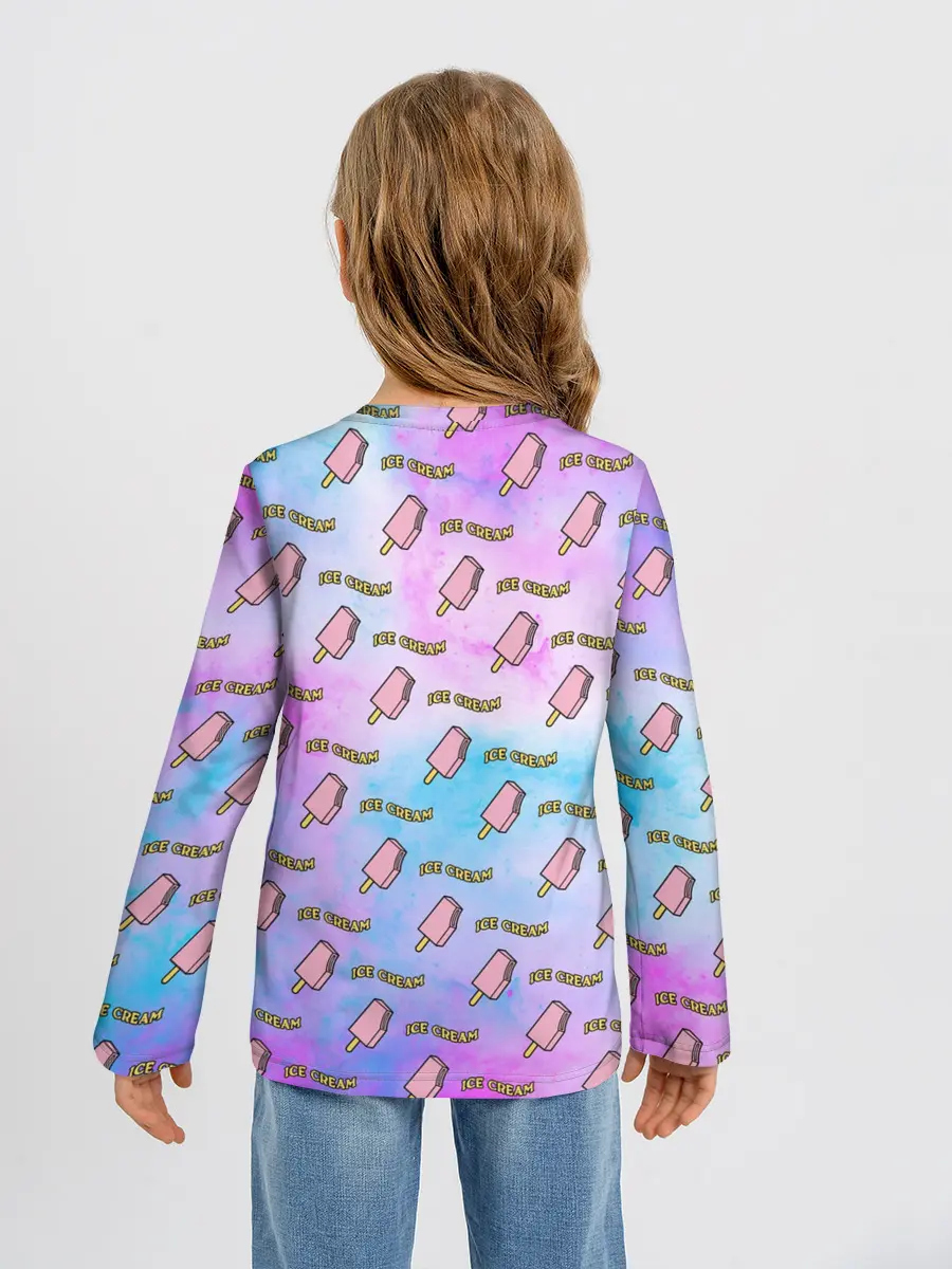 Детский лонгслив / BLACKPINK ICE CREAM